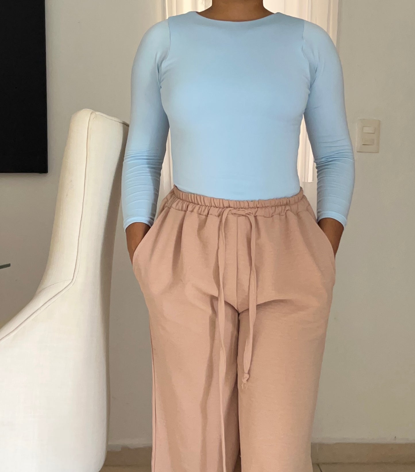 Bodysuit | Mangas largas | escote redondo