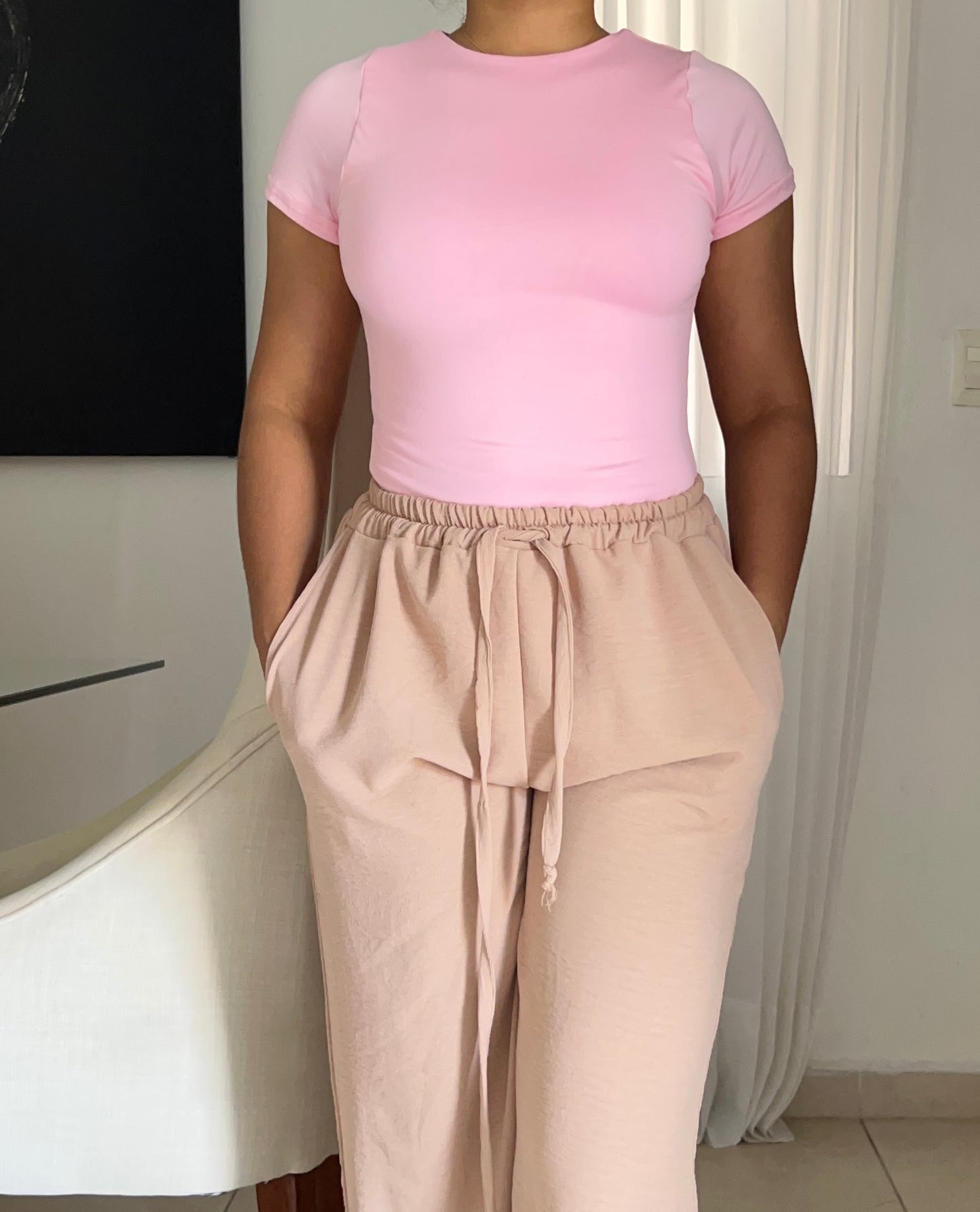 Bodysuit |Mangas cortas | escote redondo