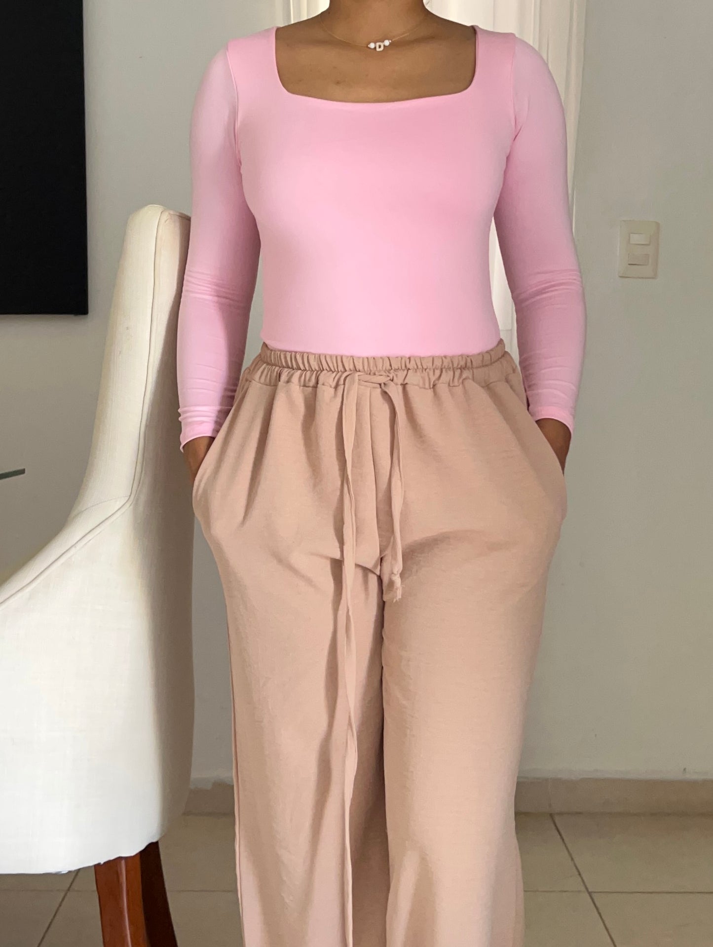 Bodysuit | escote cuadrado | mangas largas
