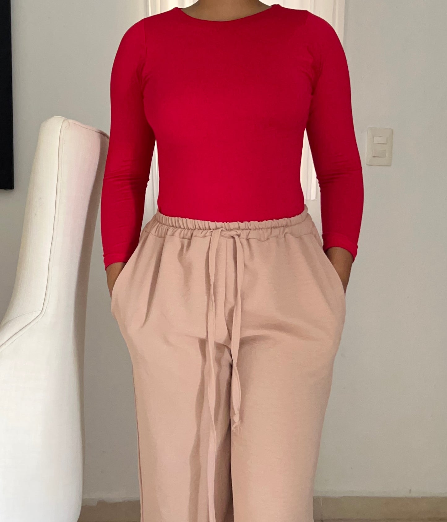 Bodysuit | Mangas largas | escote redondo