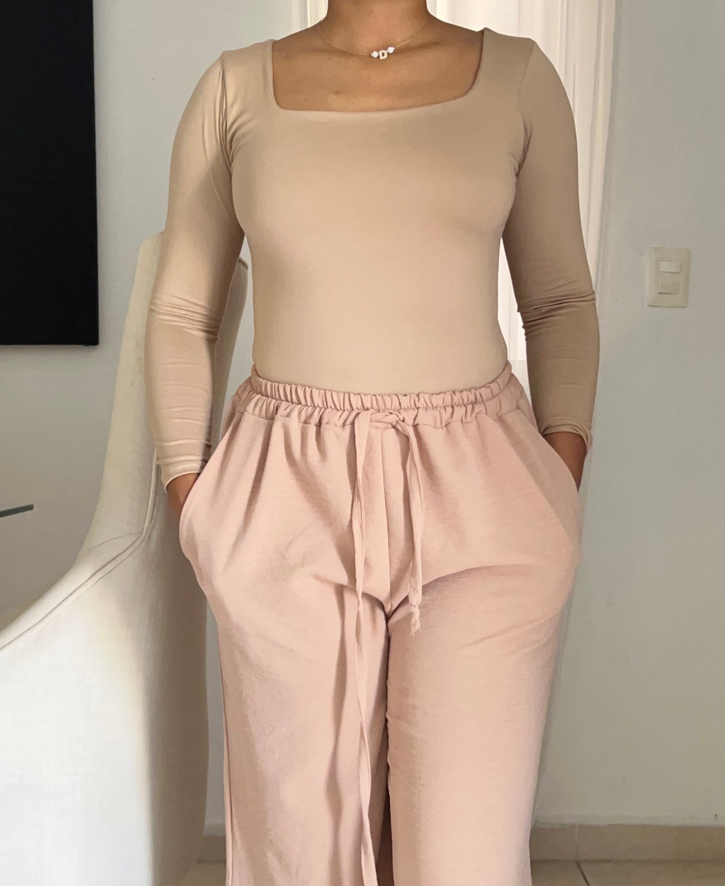 Bodysuit | escote cuadrado | mangas largas
