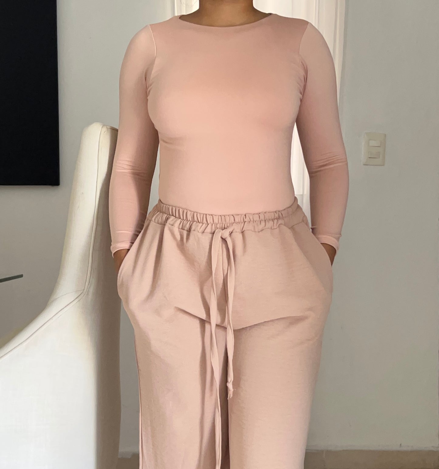 Bodysuit | Mangas largas | escote redondo