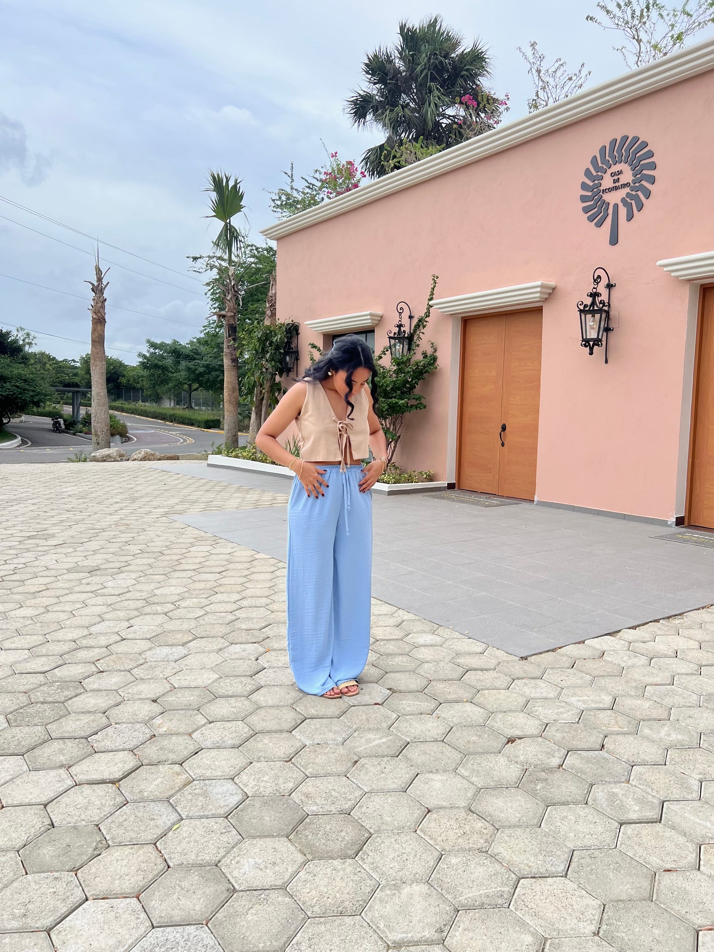 Pantalón de cintura elástica