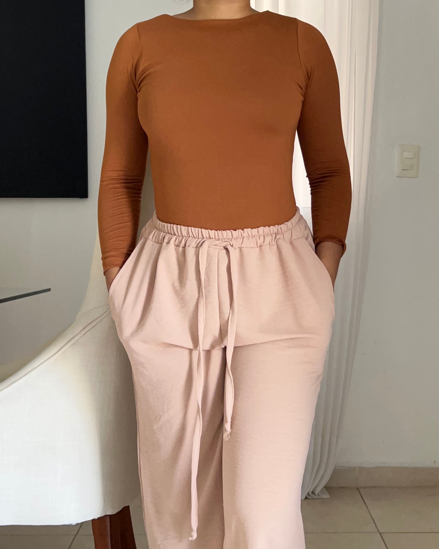Bodysuit | Mangas largas | escote redondo