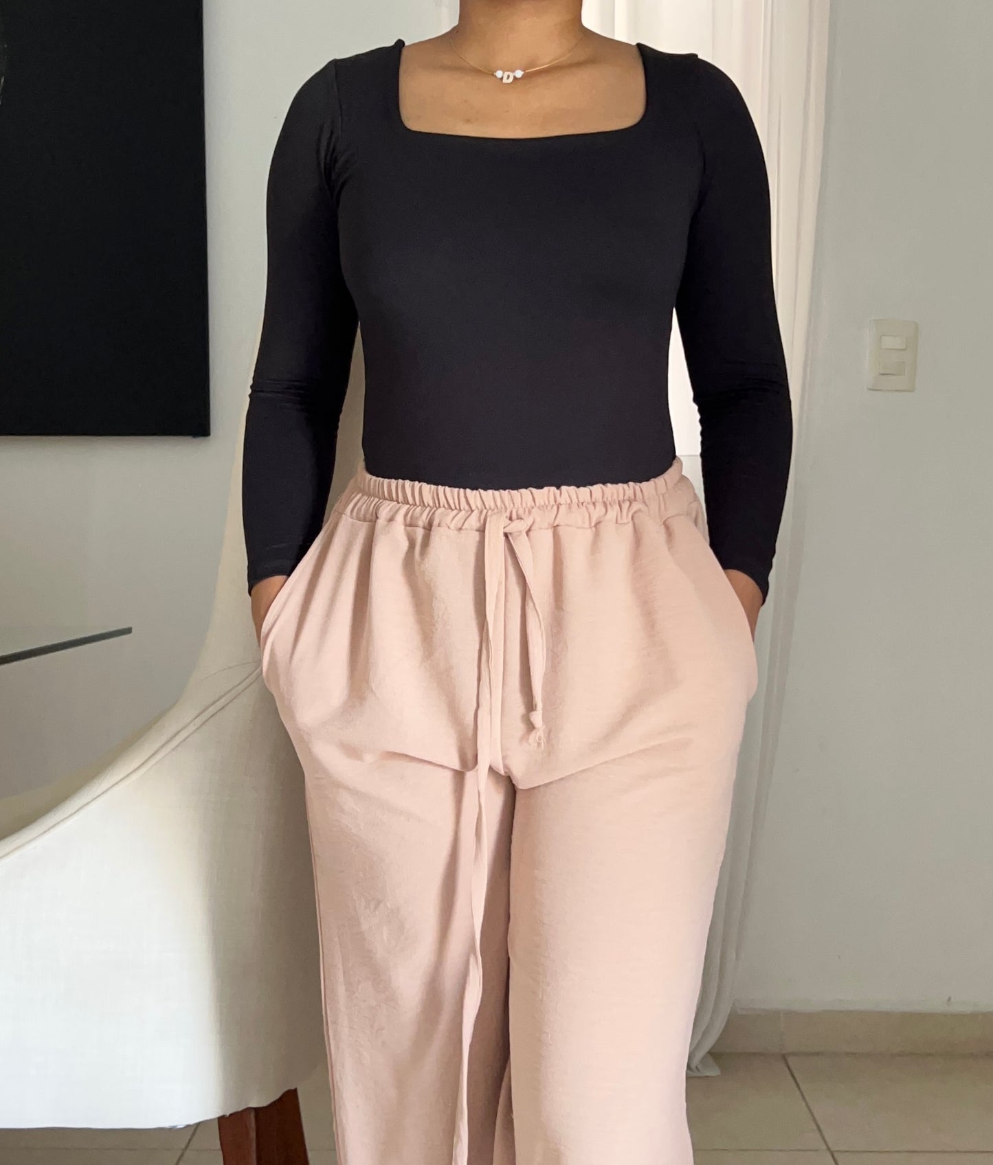 Bodysuit | escote cuadrado | mangas largas