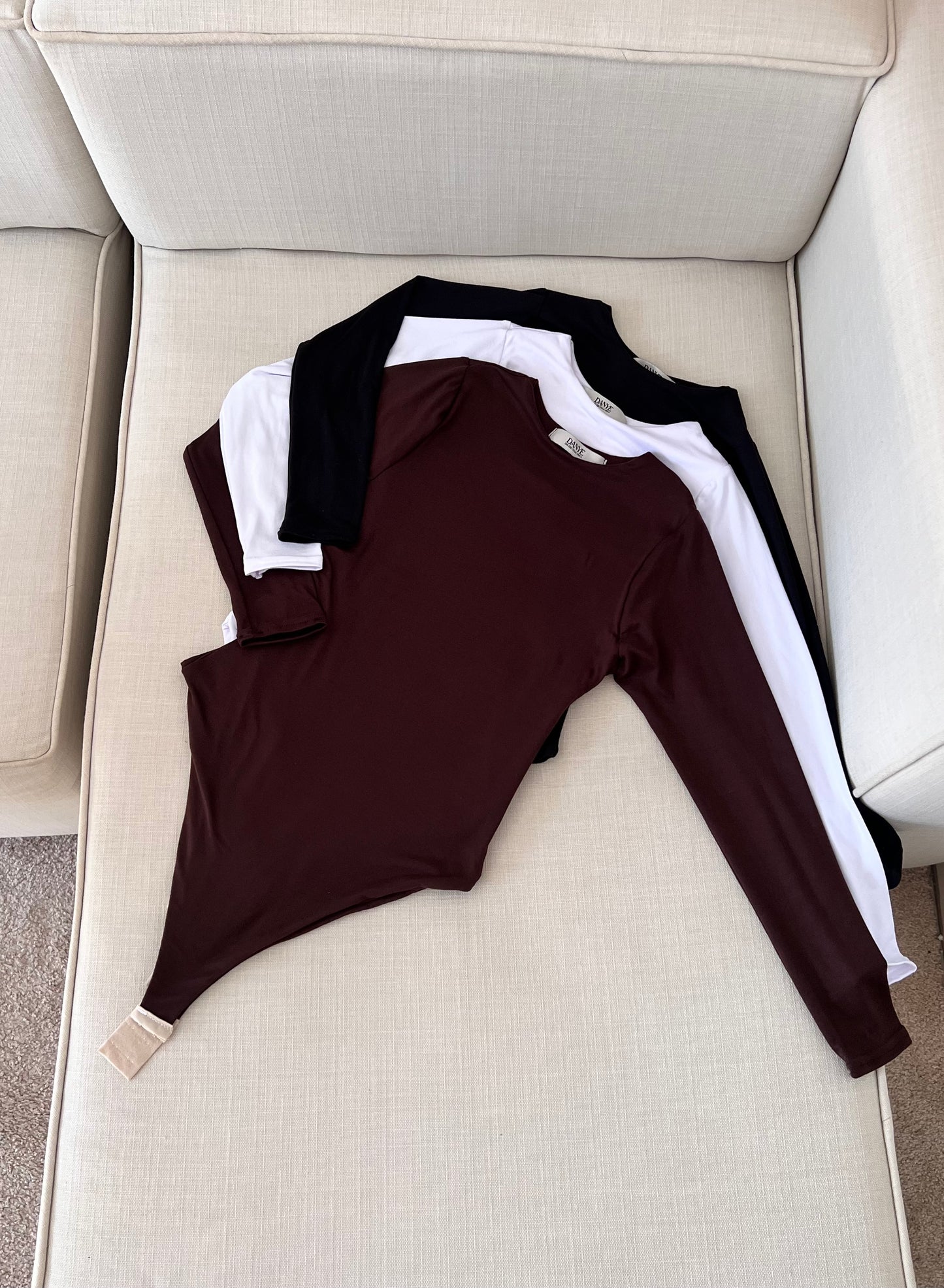 Bodysuit mangas largas | escote redondo.