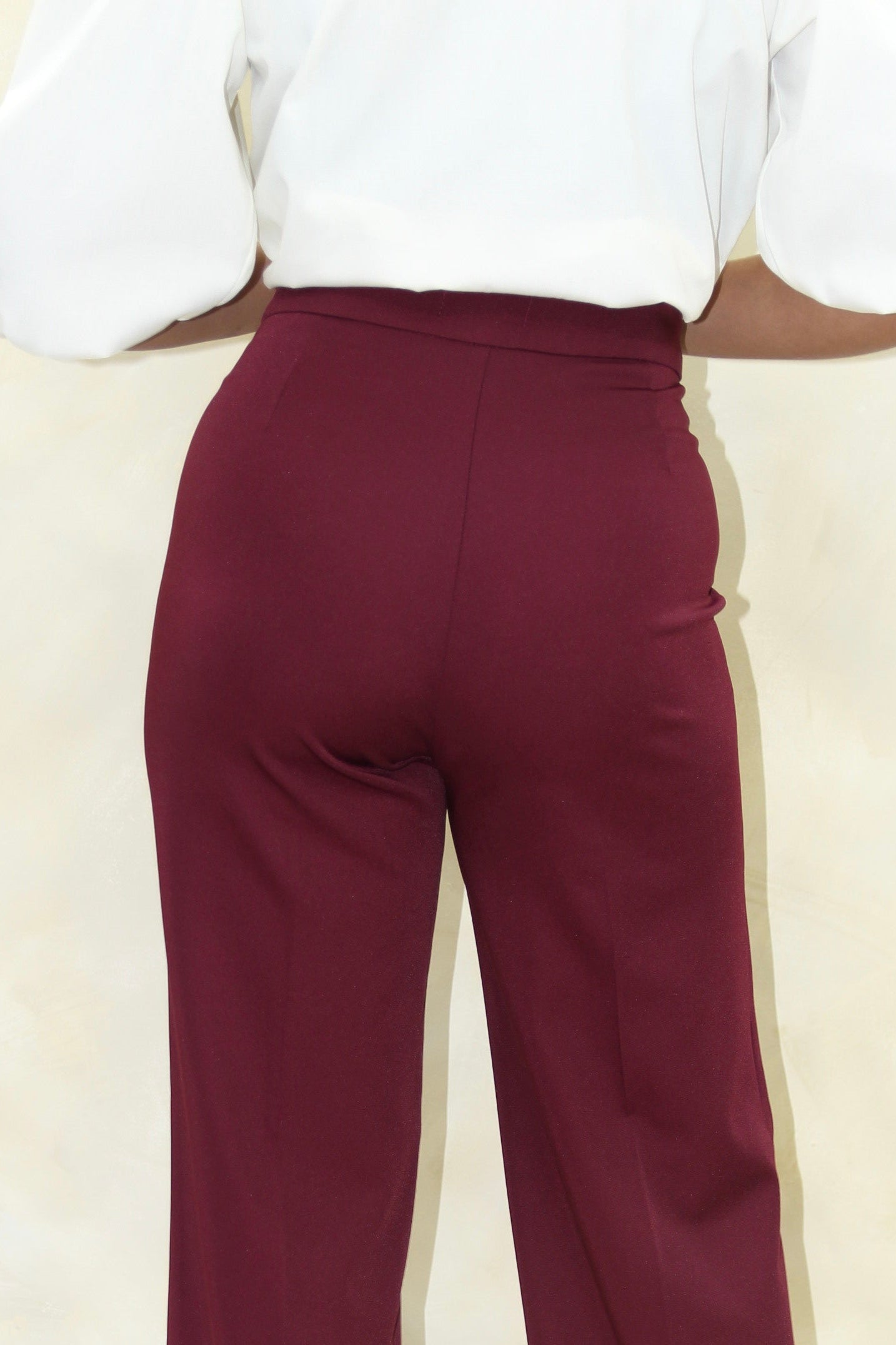 Front pockets pants| Borgoña