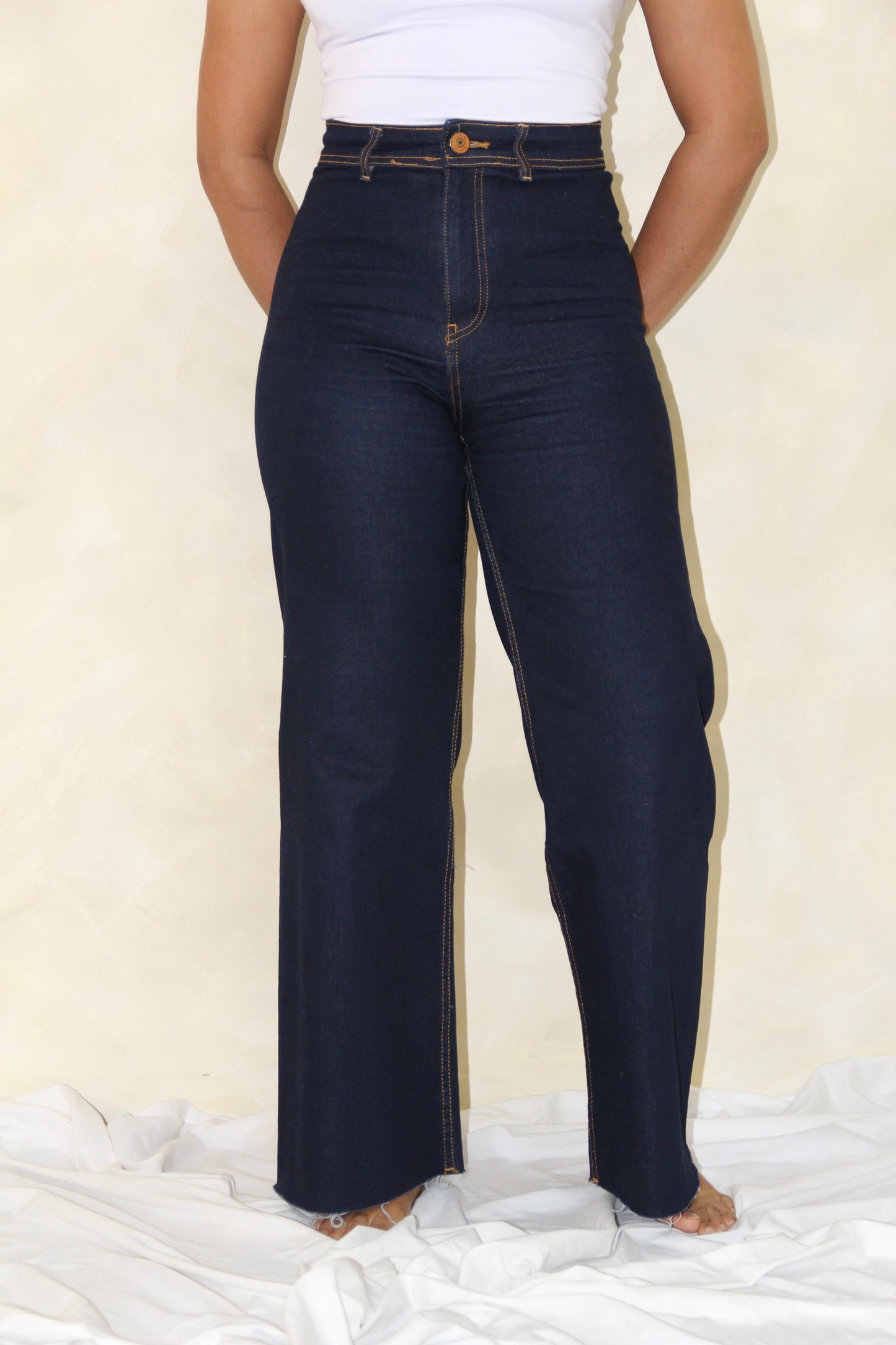 Tono oscuro | Wide leg stretch (Jeans)