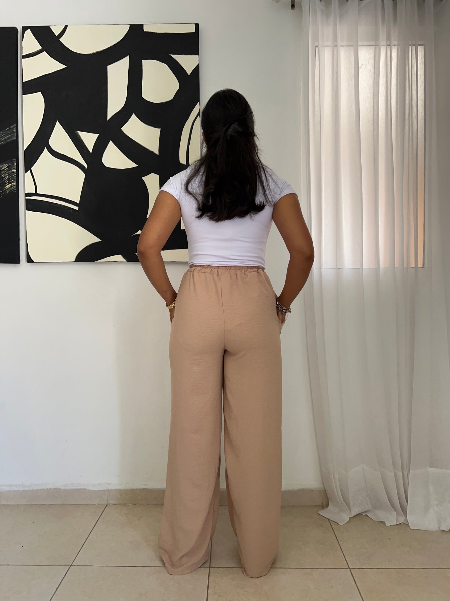 Pantalón de cintura elástica