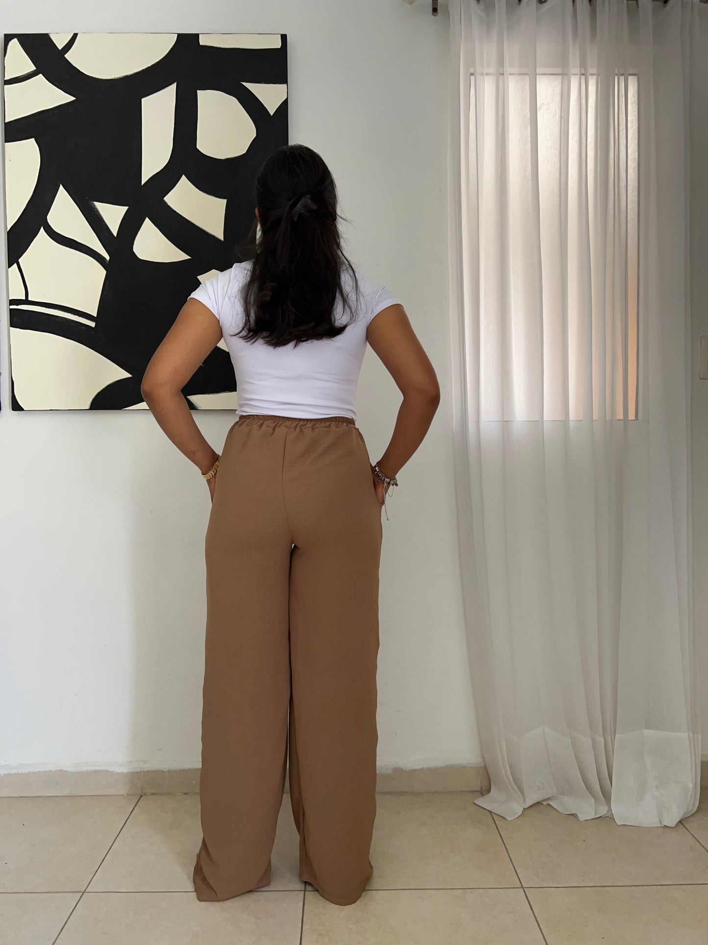 Pantalón de cintura elástica