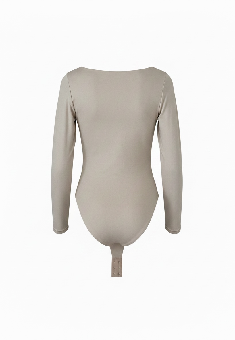 Bodysuit | escote cuadrado | mangas largas