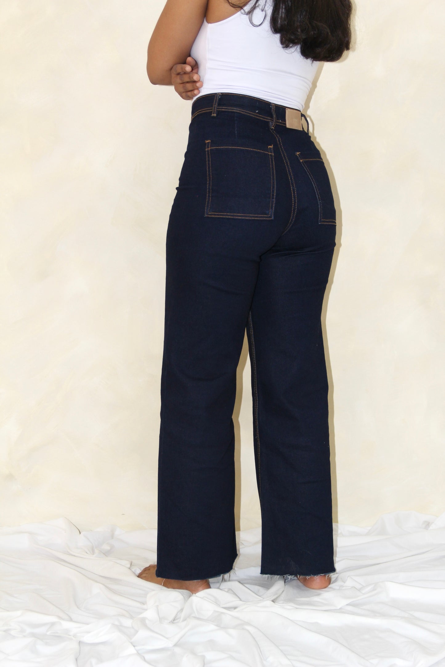 Tono oscuro | Wide leg stretch (Jeans)