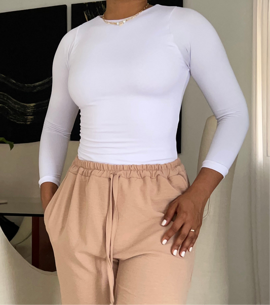 Bodysuit | Mangas largas | escote redondo