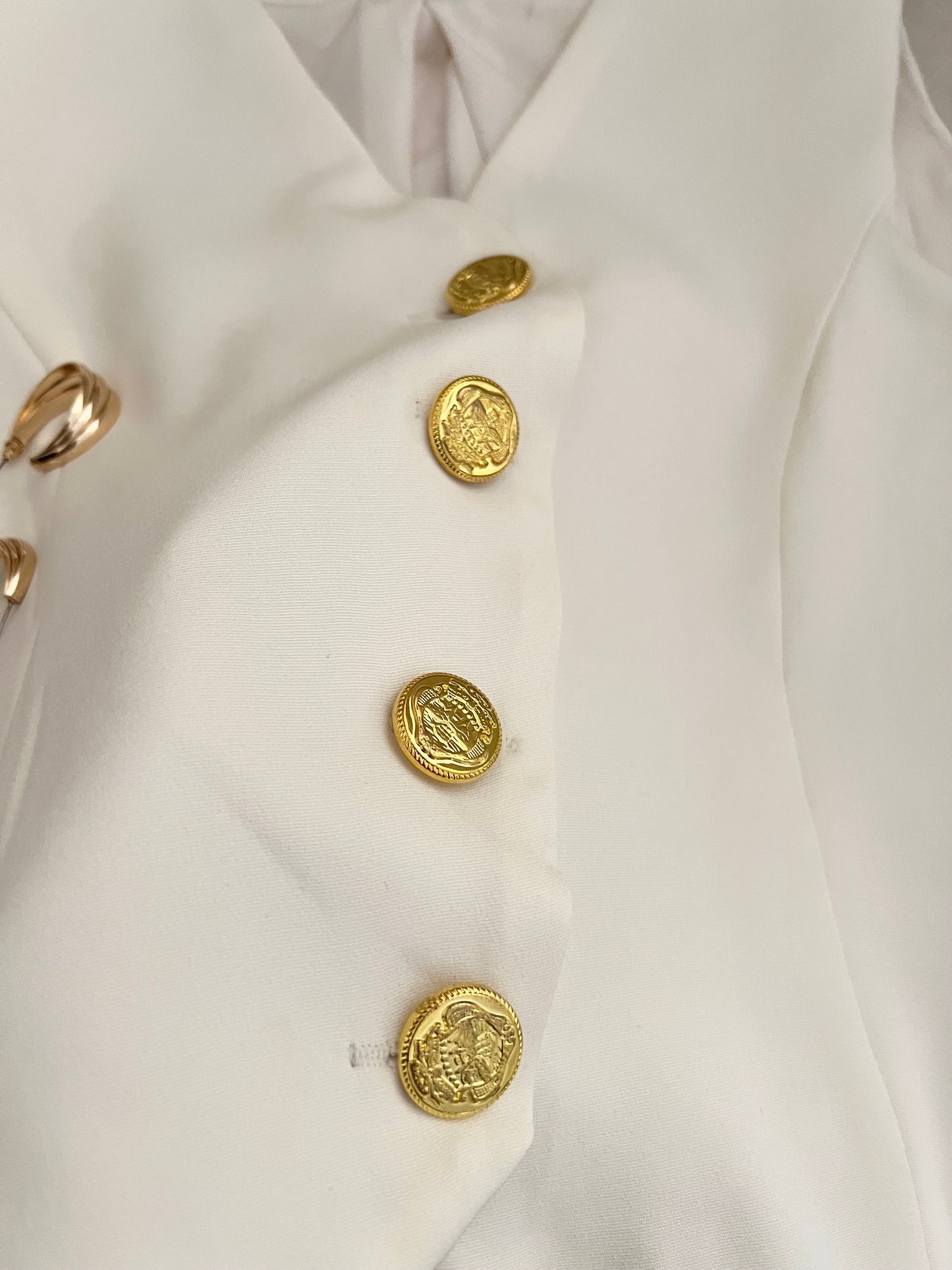 Vest top | botones dorados