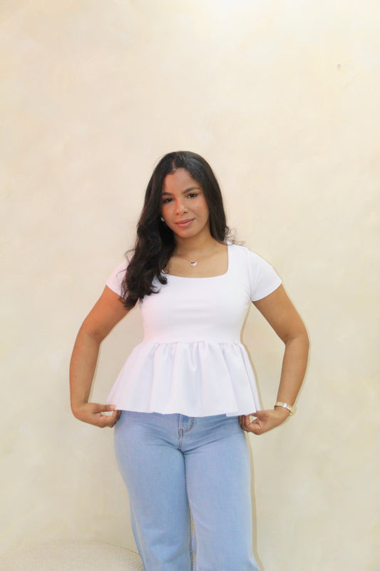 A- Peplum Top
