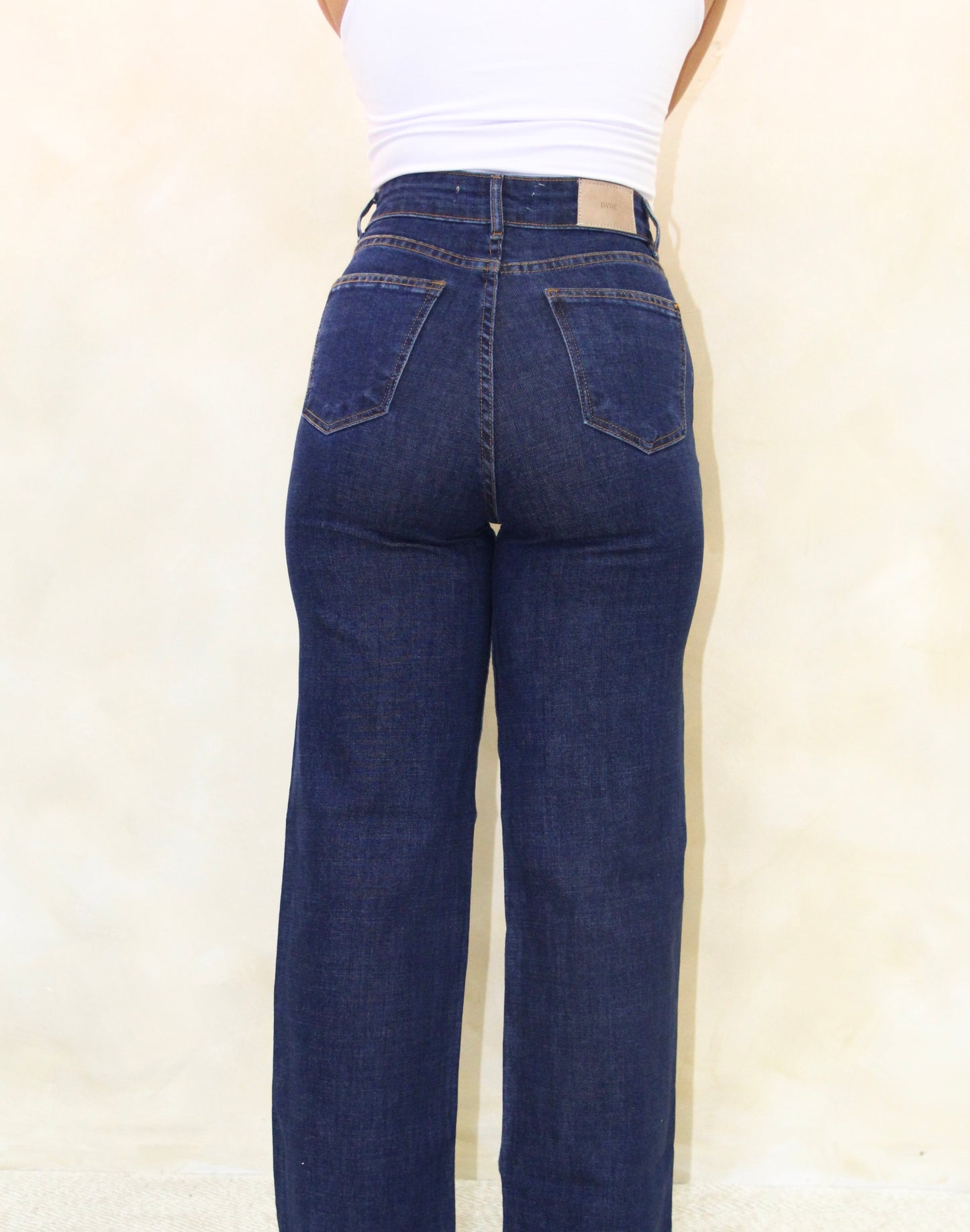 Wide leg jeans | Tono oscuro