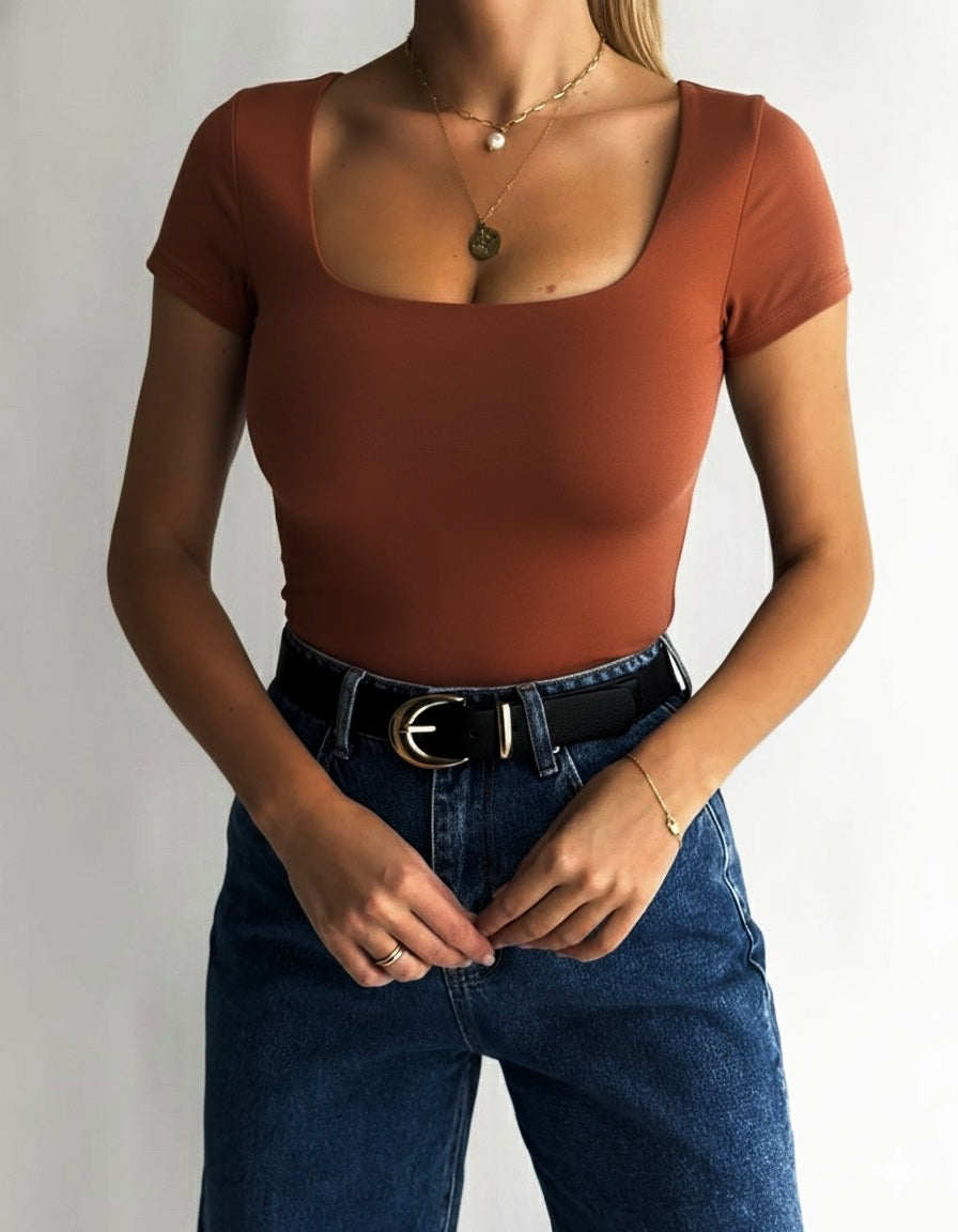 Escote cuadrado | Bodysuit