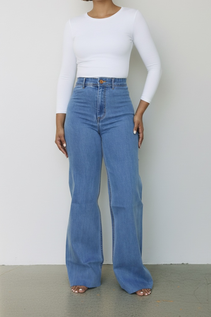 Tono medio  | Wide leg stretch (Jeans)