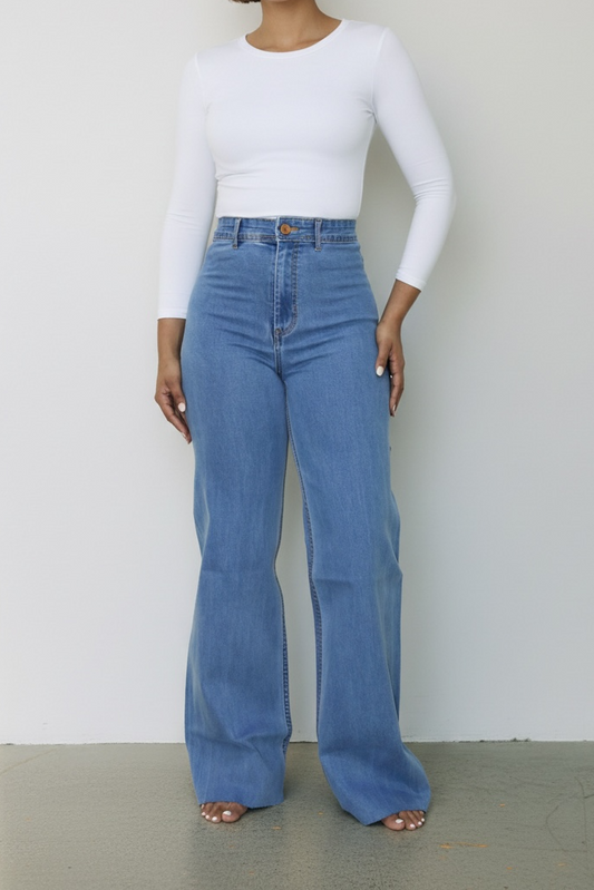 Tono medio  | Wide leg stretch (Jeans)