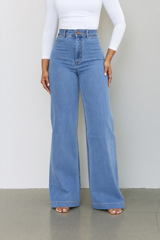 Tono medio  | Wide leg stretch (Jeans)